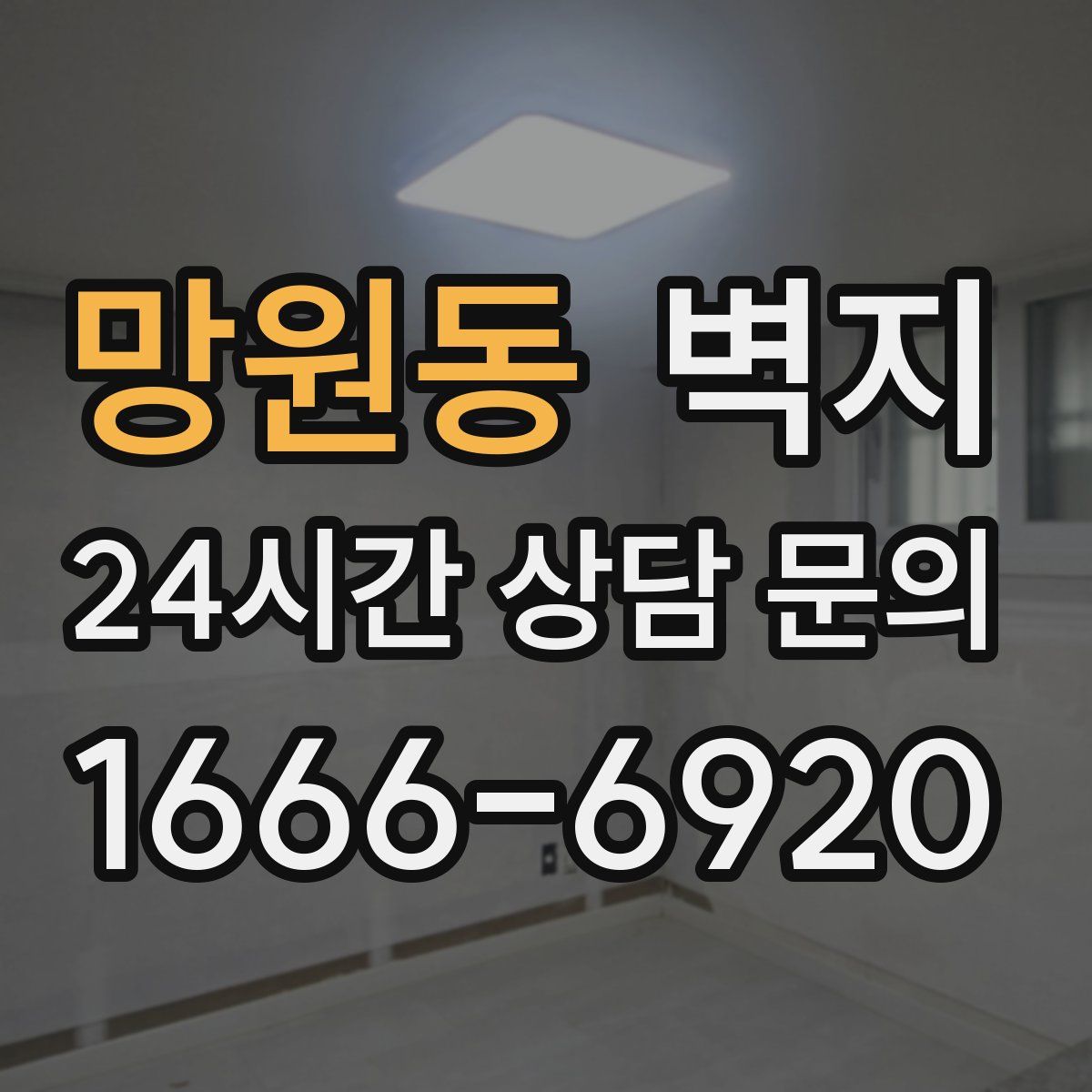 망원동 벽지