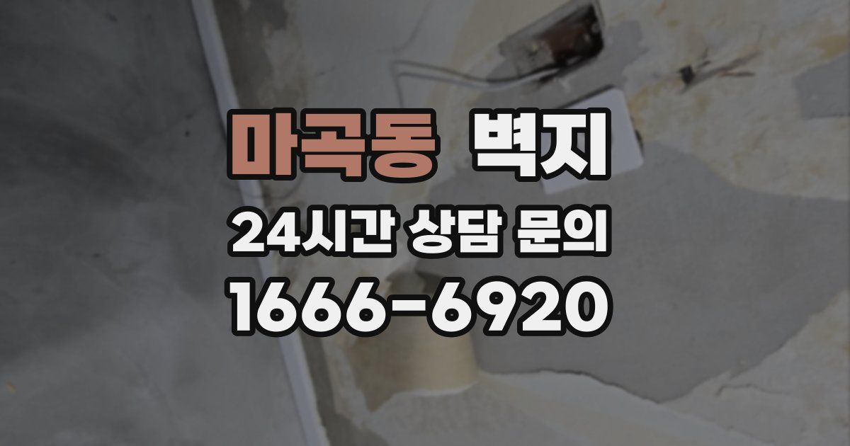 마곡동 벽지