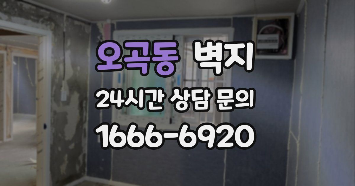 오곡동 벽지