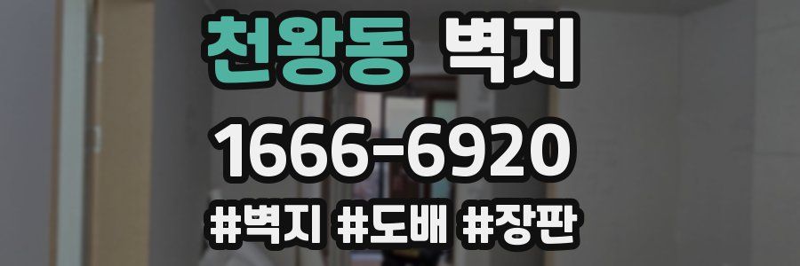천왕동 벽지