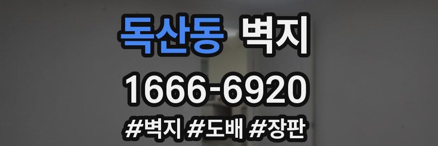 독산동 벽지