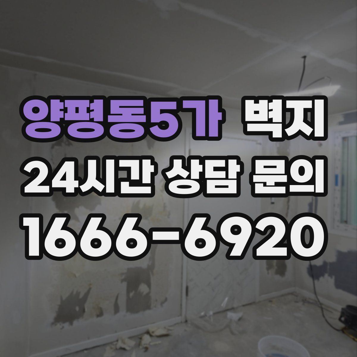 양평동5가 벽지