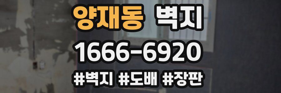 양재동 벽지