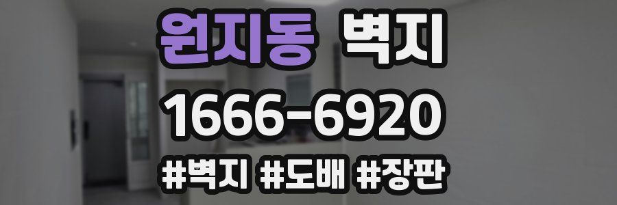 원지동 벽지