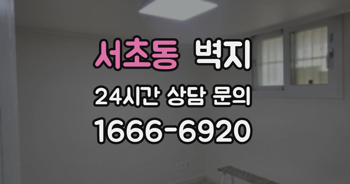 서초동 벽지
