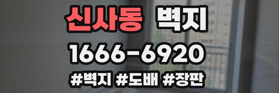 신사동 벽지