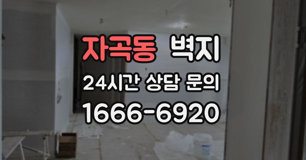 자곡동 벽지