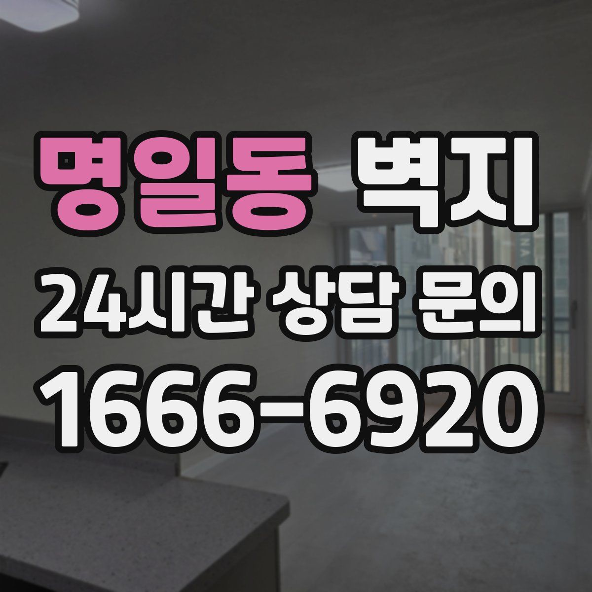 명일동 벽지