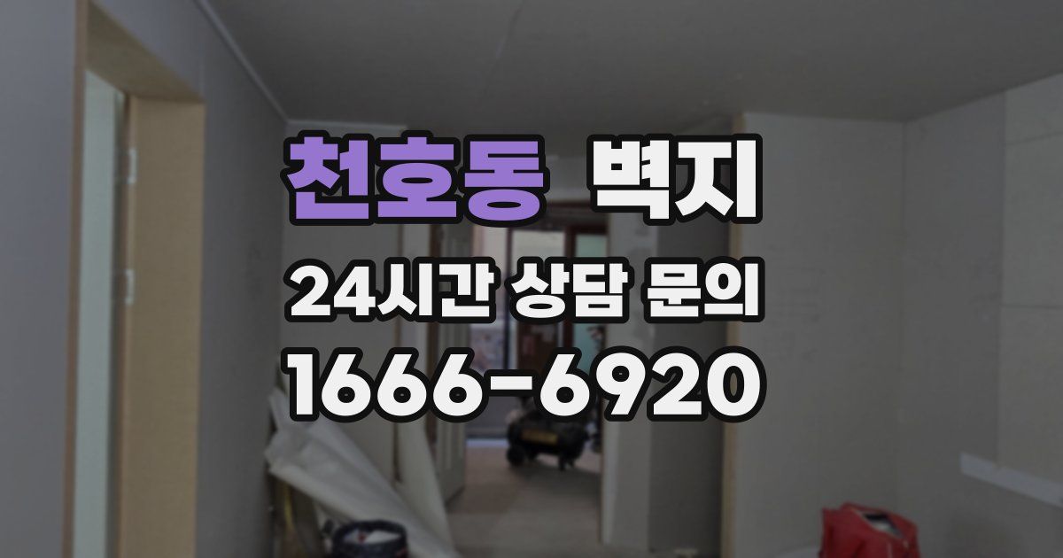 천호동 벽지