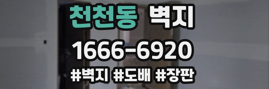 천천동 벽지