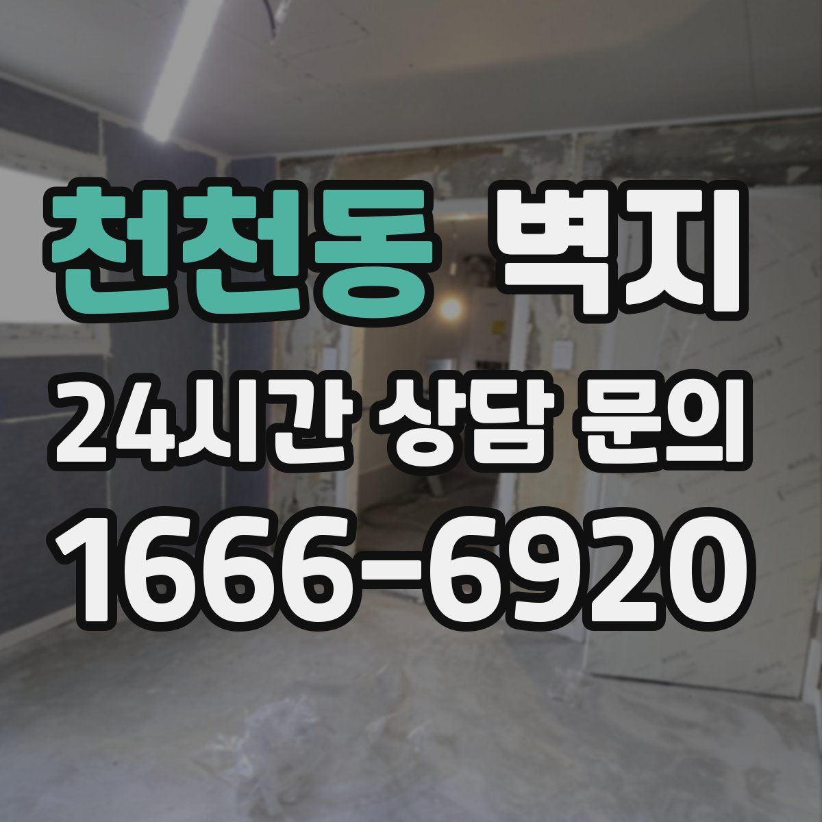천천동 벽지