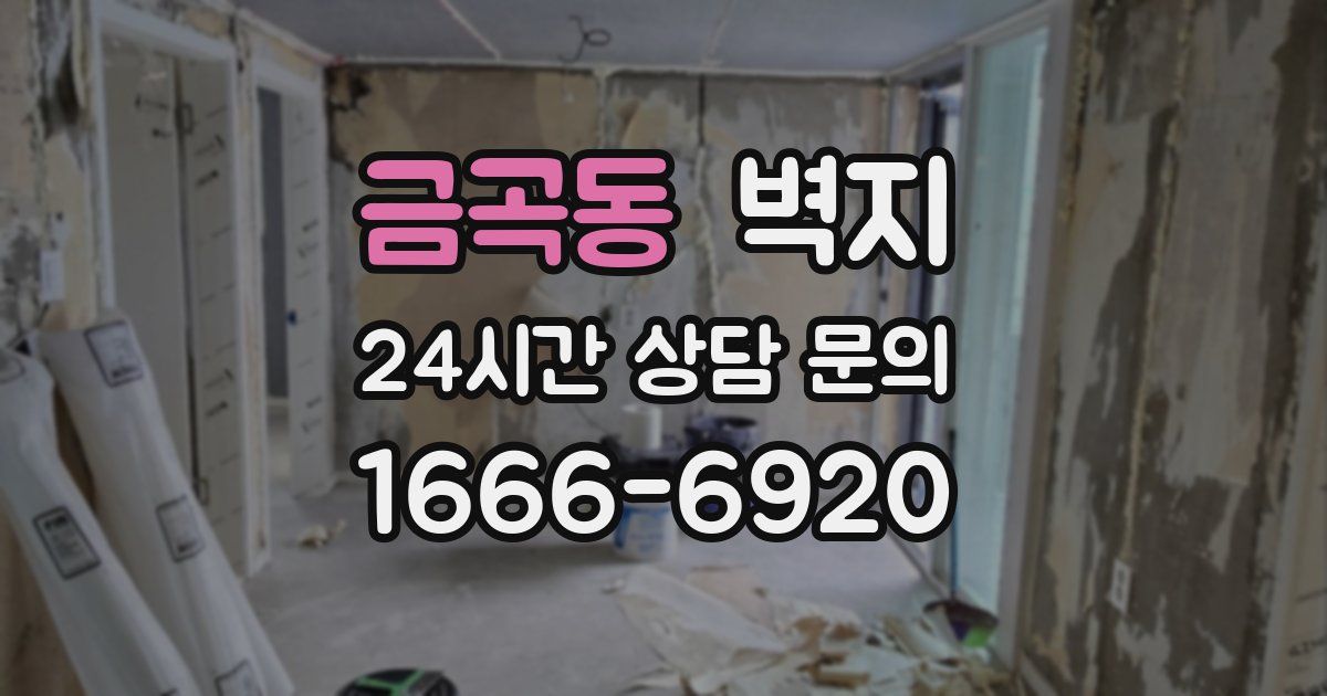금곡동 벽지