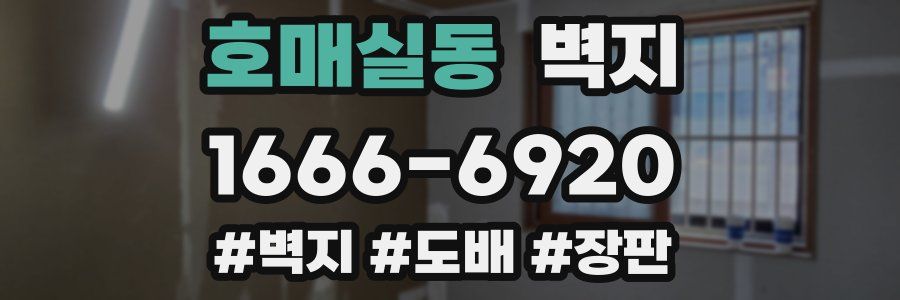 호매실동 벽지