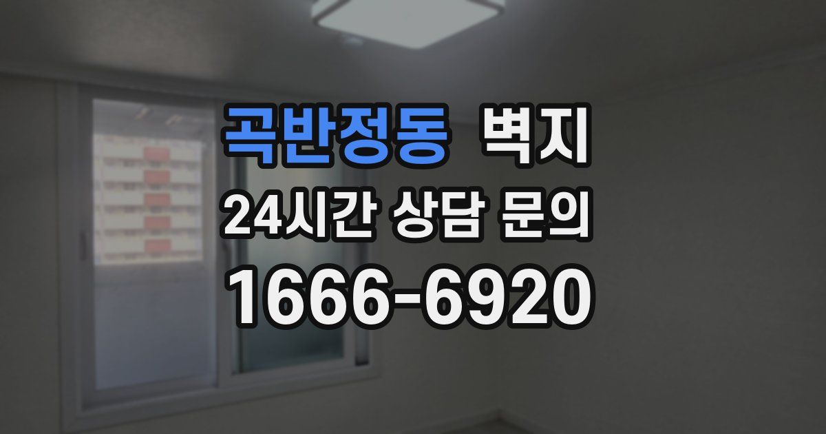 곡반정동 벽지