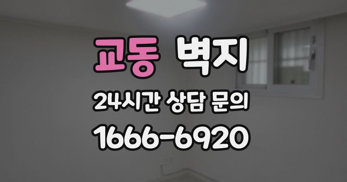 교동 벽지