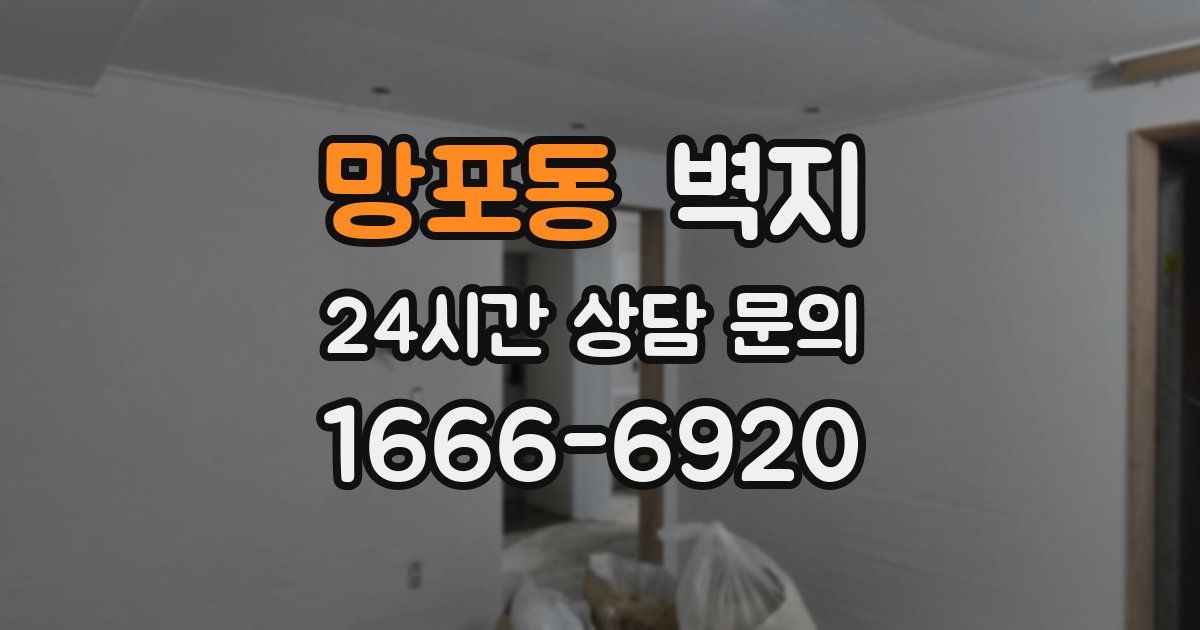 망포동 벽지