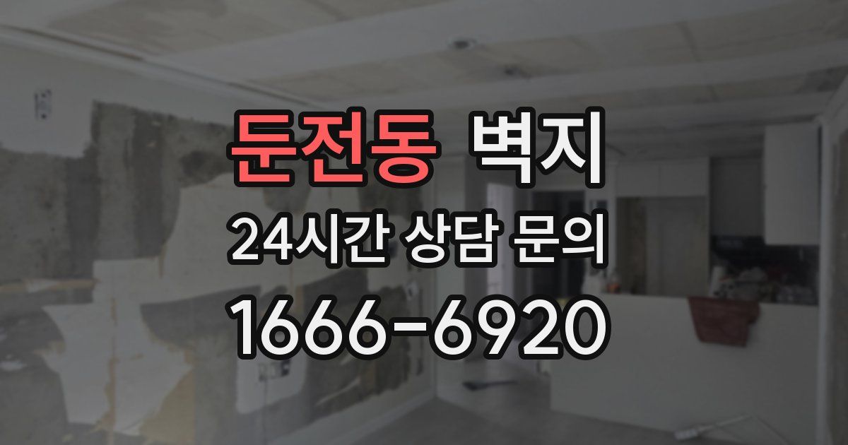 둔전동 벽지