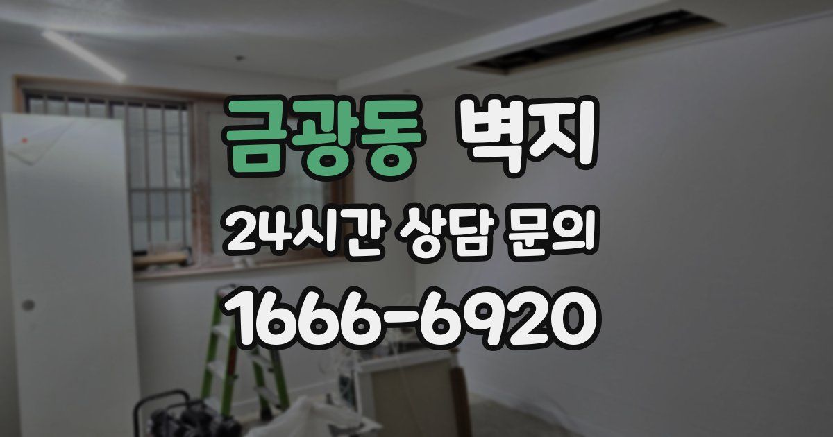 금광동 벽지