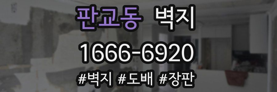 판교동 벽지