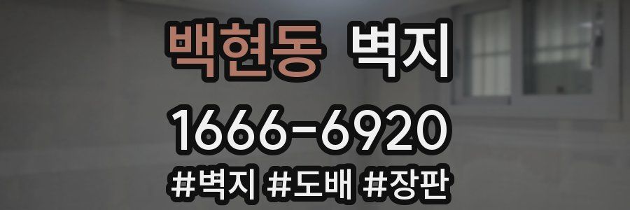 백현동 벽지