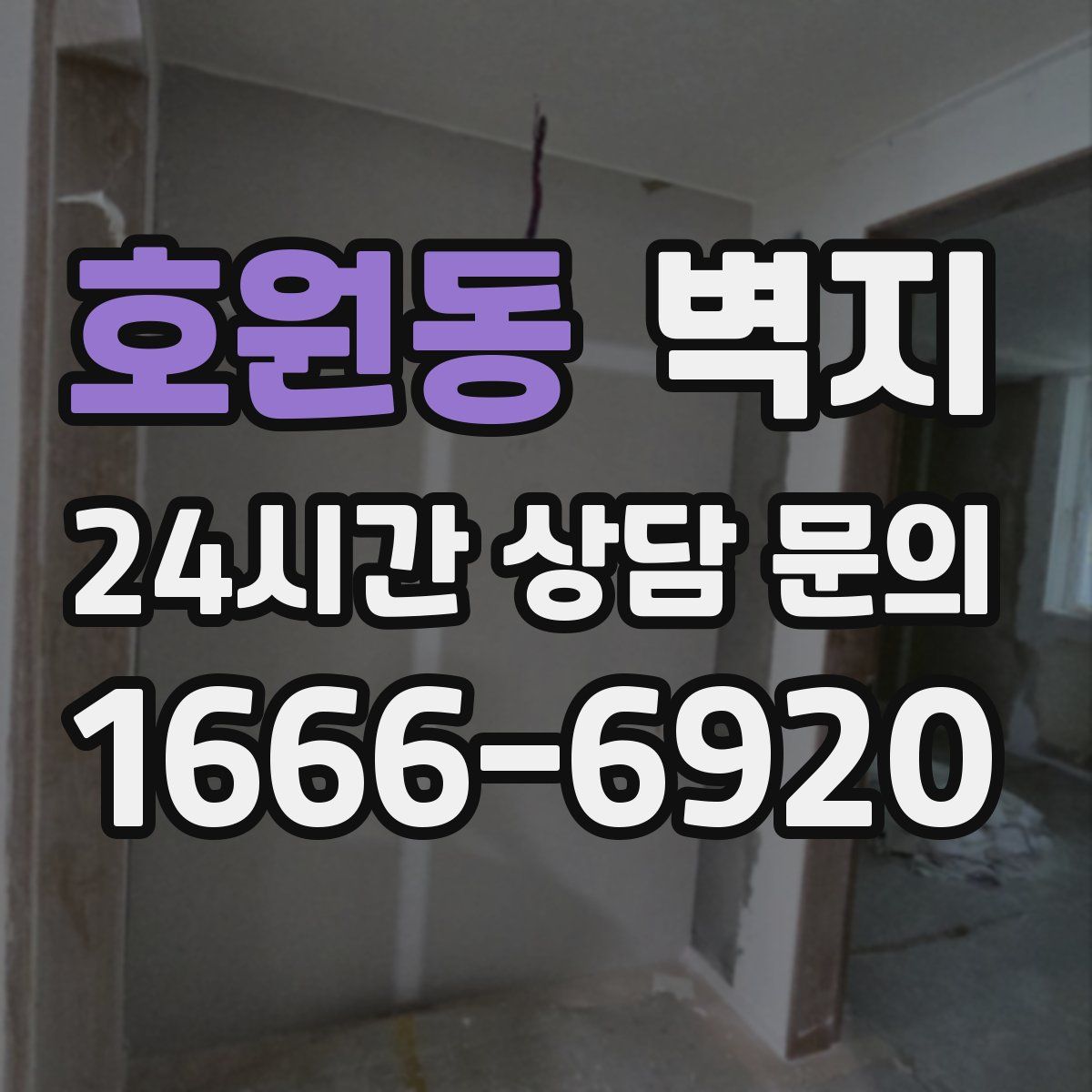호원동 벽지