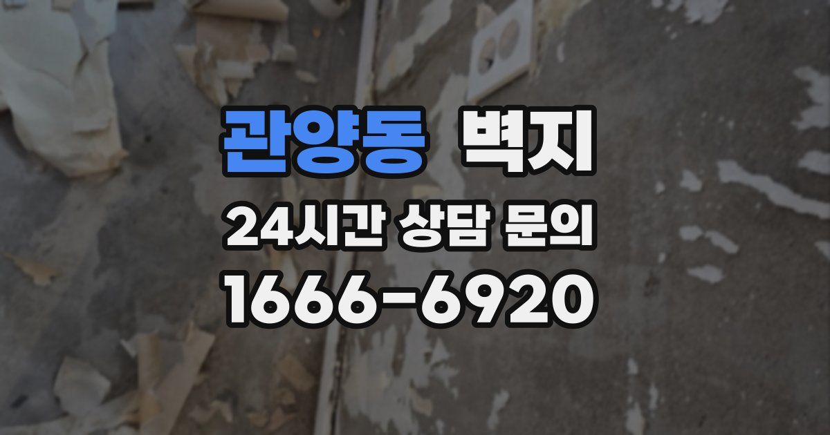 관양동 벽지