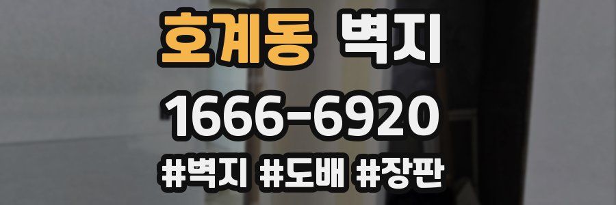 호계동 벽지
