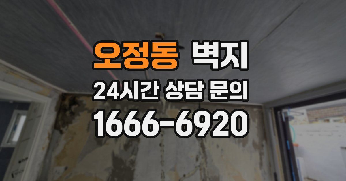 오정동 벽지