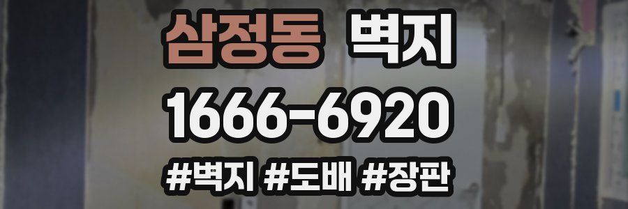 삼정동 벽지