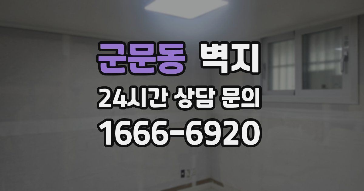 군문동 벽지
