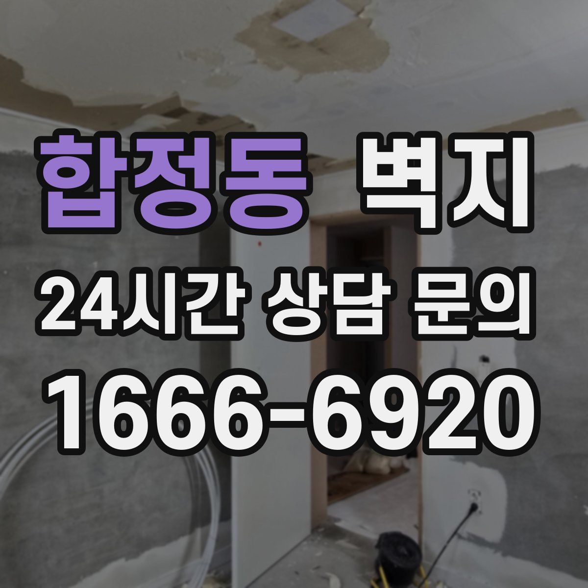 합정동 벽지