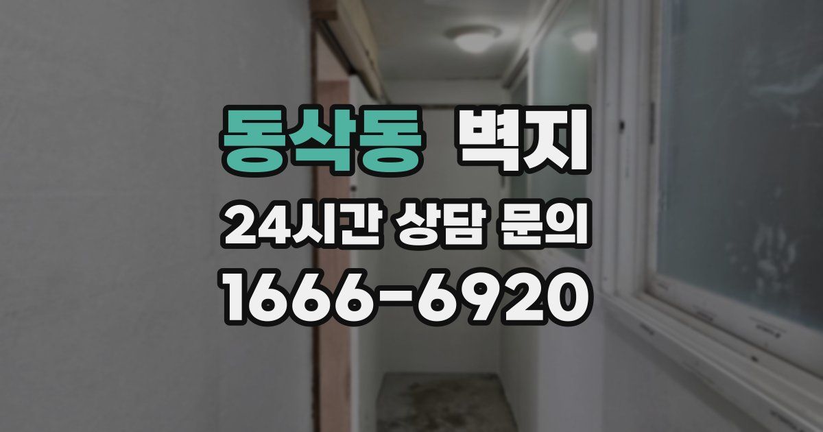 동삭동 벽지