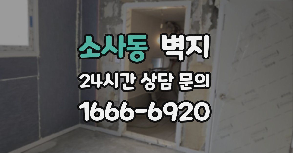 소사동 벽지