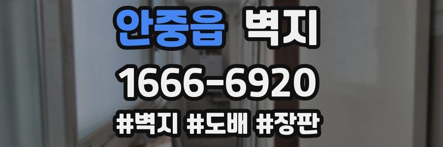 안중읍 벽지