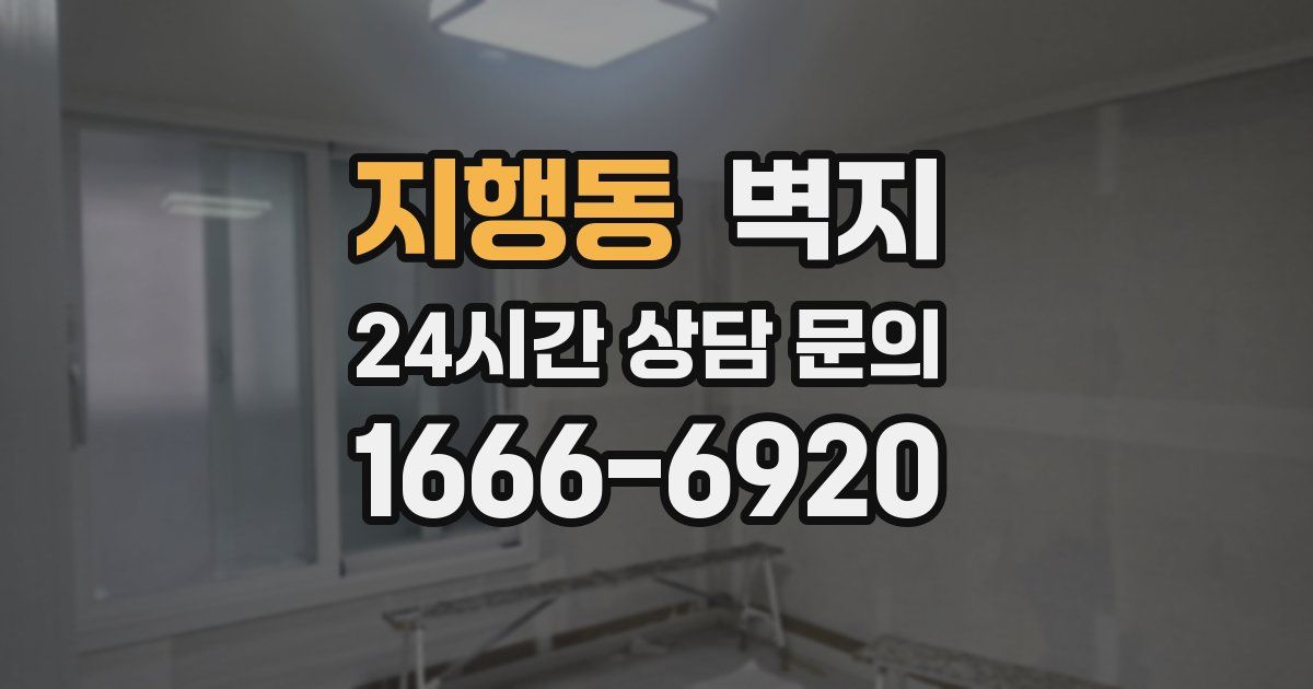 지행동 벽지