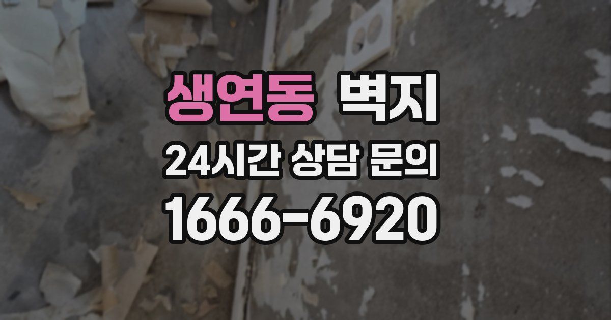 생연동 벽지