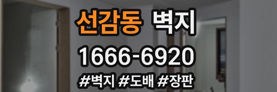 선감동 벽지