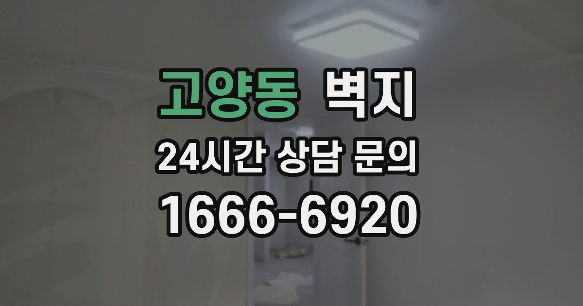 고양동 벽지