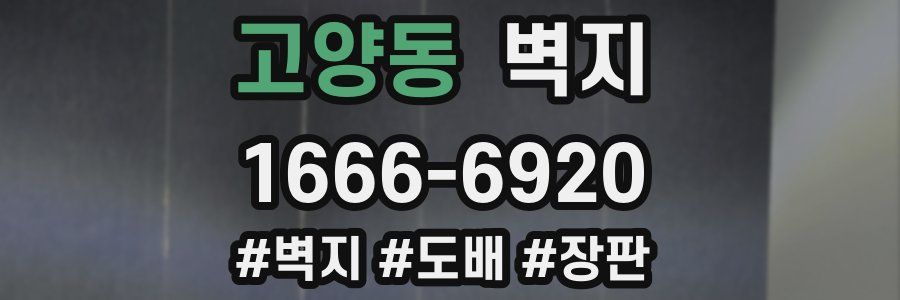 고양동 벽지