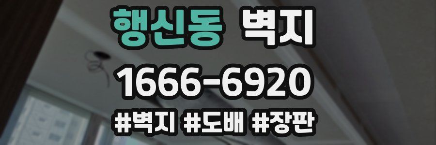 행신동 벽지