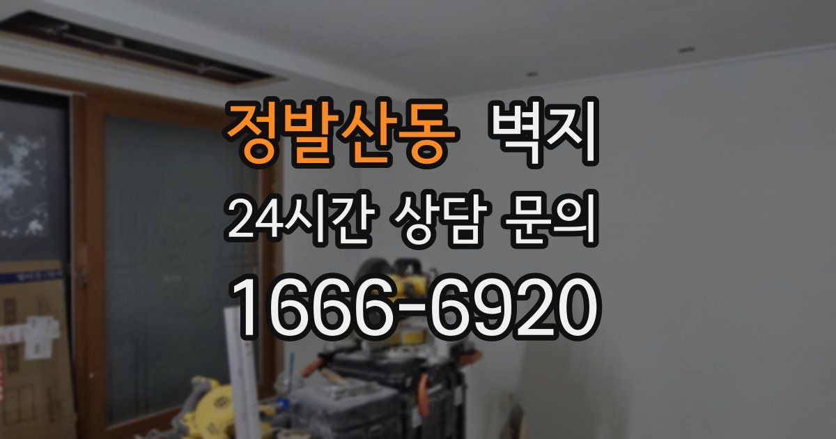 정발산동 벽지