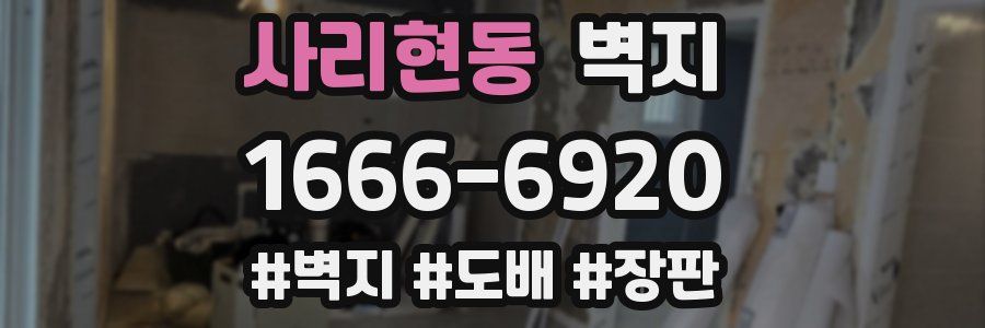 사리현동 벽지