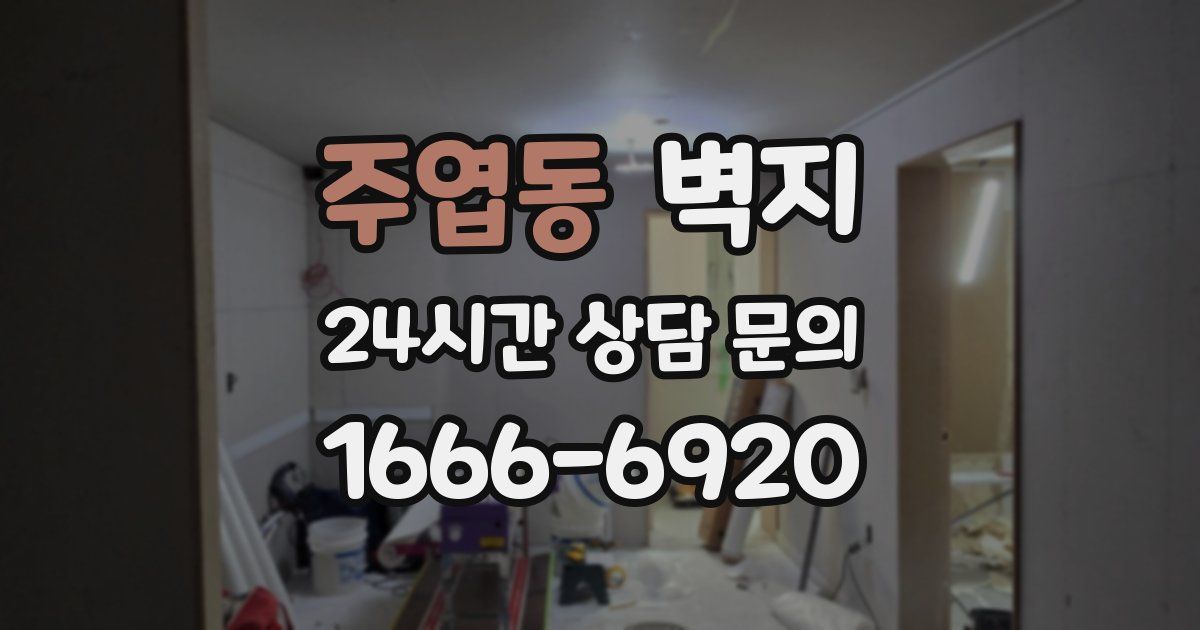 주엽동 벽지