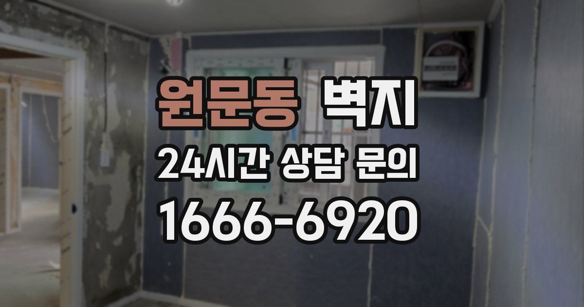 원문동 벽지
