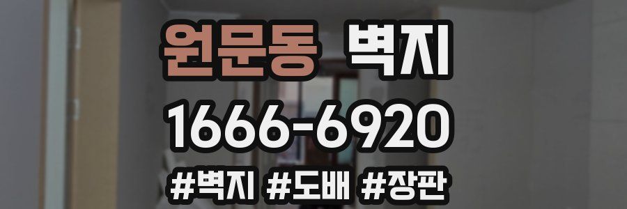 원문동 벽지