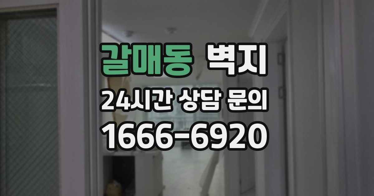 갈매동 벽지