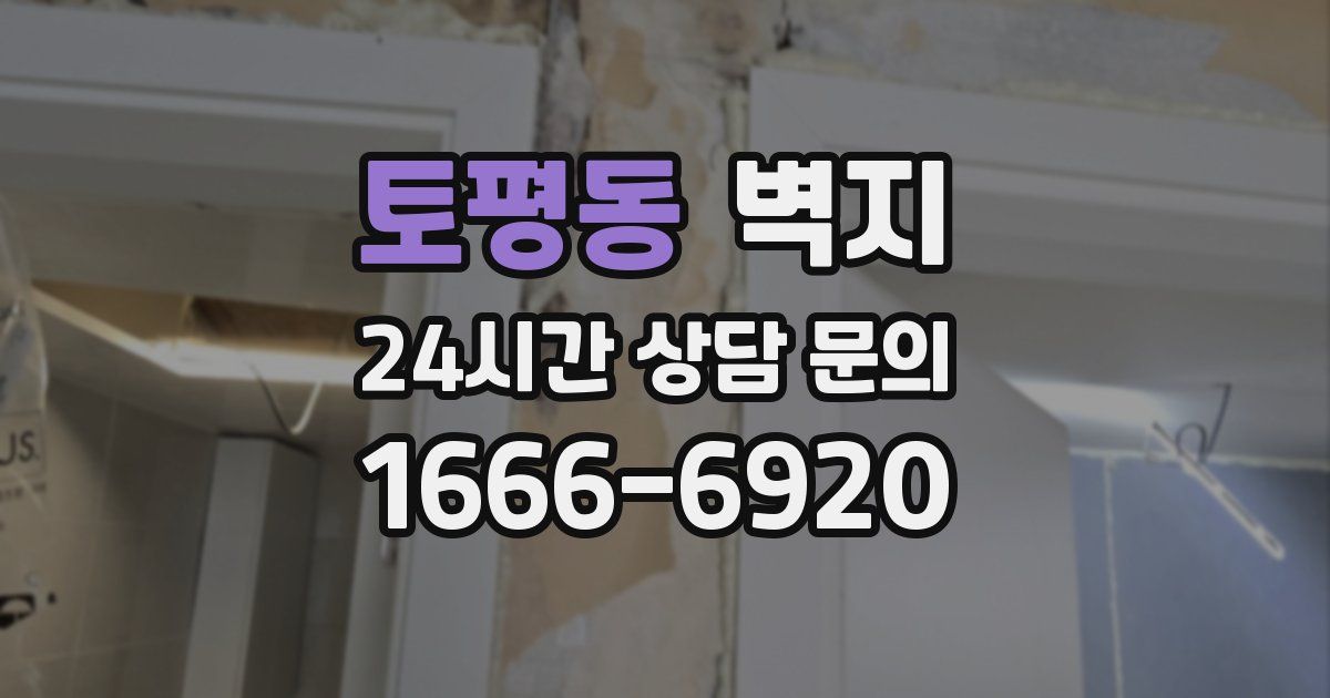 토평동 벽지