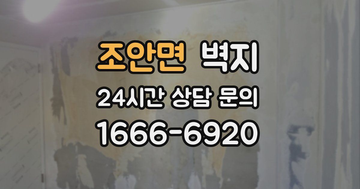 조안면 벽지