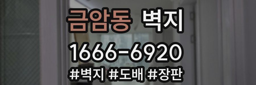 금암동 벽지