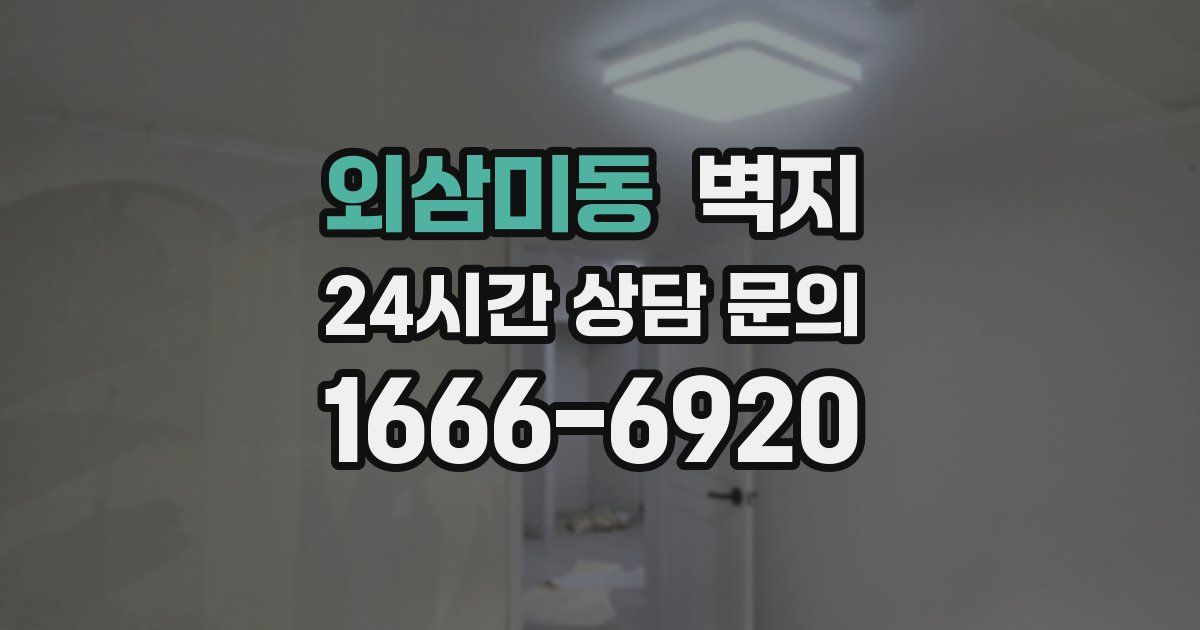 외삼미동 벽지